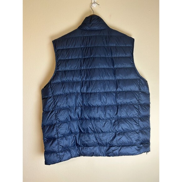 REI Co-op Blue 650 Fill Down Puffer Vest Men's 2XL Full Zip Ripstop Nylon Shell - Picture 5 of 7
